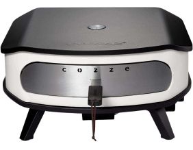 Four à pizza au gaz rotatif avec thermomètre intégré et porte