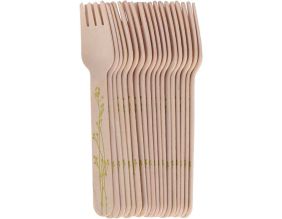 Fourchette en bois Herbe (Lot de 20)