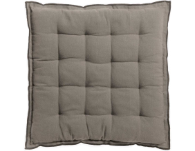 Galette de chaise en coton recyclé Grace (unitaire) (Ombre)