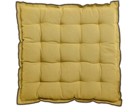 Galette de chaise en coton recyclé Grace (unitaire) (Badiane)