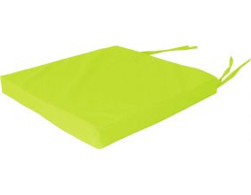 Galette de chaise de jardin carrée 38 cm (Vert anis)