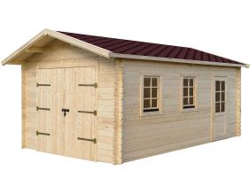 Garage en bois double pente Basic