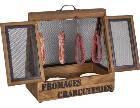 Garde manger en bois 2 portes 35 x 21 x 39 cm
