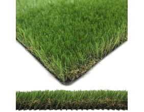 Gazon artificiel en rouleau 4m x 1m (Hauteur 35 mm - coloris Vert pin Vert bambou)