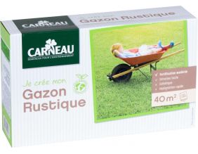 Gazon rustique implantation rapide tous terrains (40 m²)