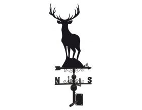 Girouette cerf en Fer forgé