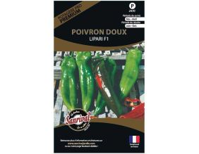 Graines potagères premium poivron (Corne doux Lipari)