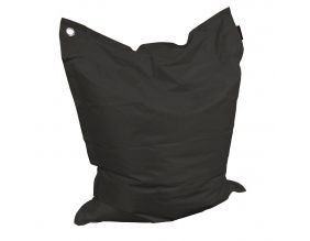 Grand coussin uni Maxi (Noir)