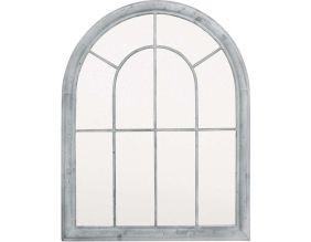 Grand miroir fenêtre en métal (Atelier)