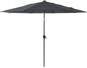 Grand parasol aluminium 3.5 m Roseau (Gris)