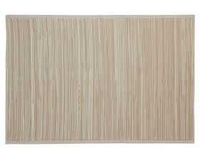 Grand tapis d'extérieur en polypropylène 160 x 230 cm (Uni - Beige)