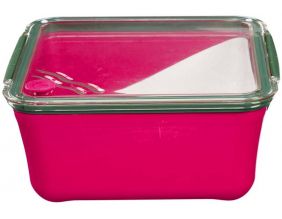Grande lunch box avec compartiment amovible (Rose)
