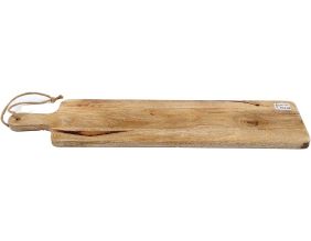 Grande planche apéro en manguier 70 x 16 cm