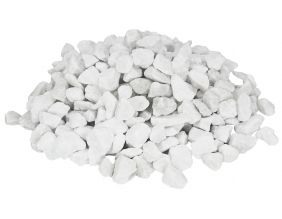 Gravier en marbre blanc pur 20 kg (Calibre 12-18 mm)