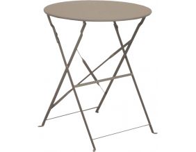 Table ronde en acier 60 cm Cuba (Mastic)