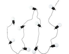 Guilande extérieure 10 ampoules LED 2.70 m (Blanc chaud)