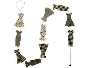 Guirlande fashion en papier Lokta 150cm (Modèle 2)
