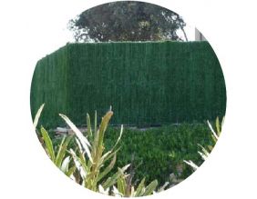 Haie artificielle 126 brins vert thuyas en rouleau Supra (Lot de 6) (1.2 x 3 m)