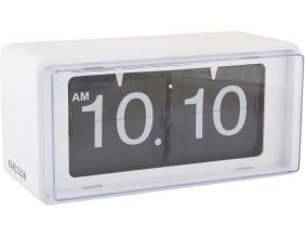 Horloge Clock Retro Boxed Flip (Blanc)
