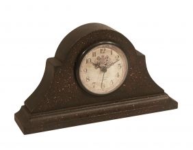 Horloge de cheminée en bois