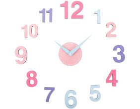 Horloge colorée DIY Chica