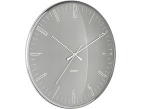 Horloge avec dôme en verre Dragonfly (Gris)
