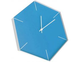 Horloge loft Héxagona 30 x 35 cm (Bleu)