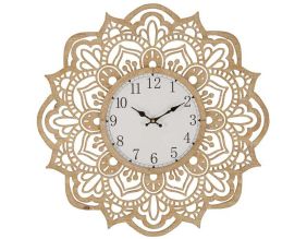 Horloge en mdf Carving 60 x 4.5 cm