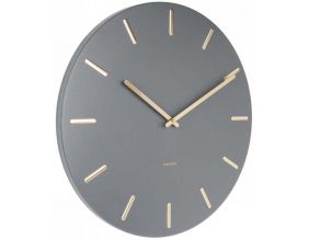 Horloge en métal Charme 45 cm (Gris)