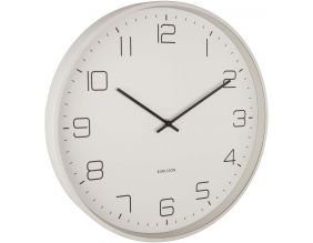 Horloge en métal Lofty 40 cm (Gris)