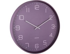 Horloge en métal Lofty 40 cm (Violet)