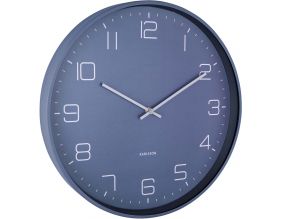 Horloge en métal Lofty 40 cm (Bleu)