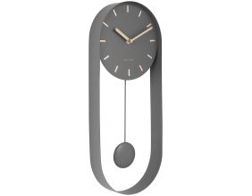 Horloge en métal Pendulum Charm (Gris)