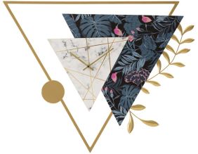 Horloge en métal Triangle 75 x 4.5 x 59 cm