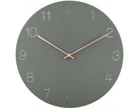 Horloge en métal chiffres gravés Charm (Vert)