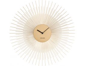 Horloge en métal Peony 45 cm (Doré)