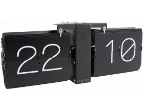 Horloge moderne Flip No Case (Noir)