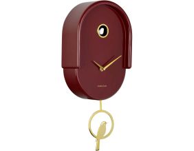 Horloge murale en ABS Tweet (Rouge)