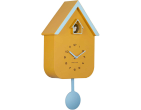 Horloge murale Dupla Color Cuckoo (Jaune)