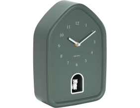 Horloge murale Modern Kitty (Vert jungle)