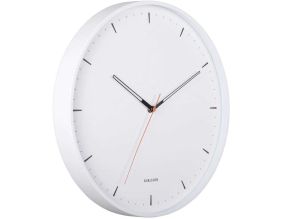Horloge murale en métal Calm (Blanc)