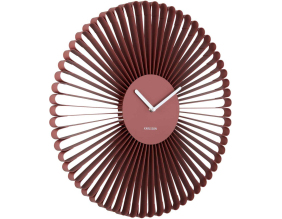 Horloge murale en métal Cascara (Rouge)
