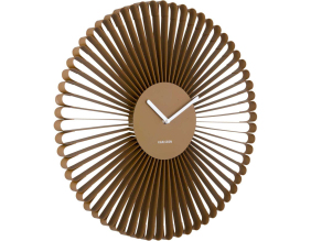 Horloge murale en métal Cascara (Marron)