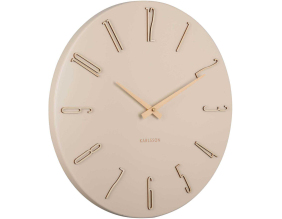 Horloge murale en métal Esmerado 40 cm (Blanc)
