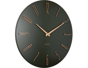 Horloge murale en métal Esmerado 60 cm (Vert)