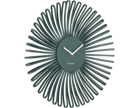 Horloge murale en métal Polo (Vert)