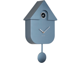 Horloge murale moderne Cuckoo (Bleu foncé métallique)