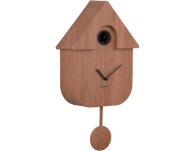 Horloge murale moderne Cuckoo (Bois foncé)