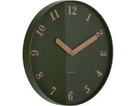 Horloge murale polypropylène Amena (Vert)