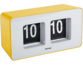 Horloge murale ou à poser Funky Flip (Jaune)